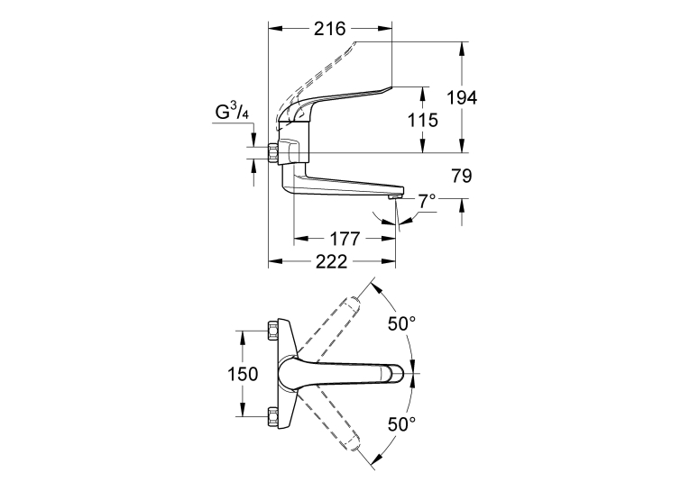 Термостат для ванни Grohe Grohtherm 800 Cosmopolitan 34772000