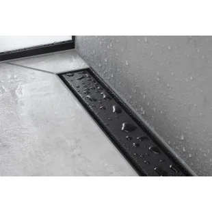 Верхняя часть Hansgrohe "RainDrain Match" для канала 900 мм Matt Black 56040670