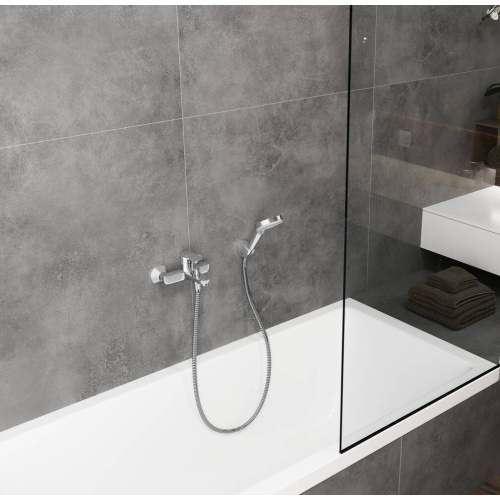 Змішувач для ванни Hansgrohe Vernis Blend одноважільний, чорний матовий 71440670 (Пошкоджене пакування)