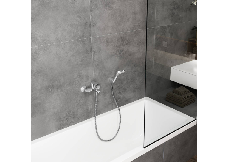 Змішувач для ванни Hansgrohe Vernis Blend одноважільний, чорний матовий 71440670 (Пошкоджене пакування)