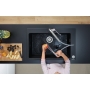 Змішувач для кухні Hansgrohe Metris Select 320 2jet з висувним зливом Sbox Chrome 73806000