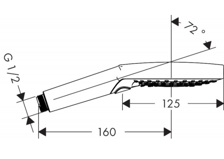 Ручний душ Hansgrohe Raindance Select S 120 3jet Matt Black 26530670
