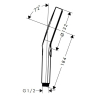 Ручний душ Hansgrohe Rainfinity 26864140 бронза матовий (уцінка - відсутня упаковка) (Пошкоджене пакування)