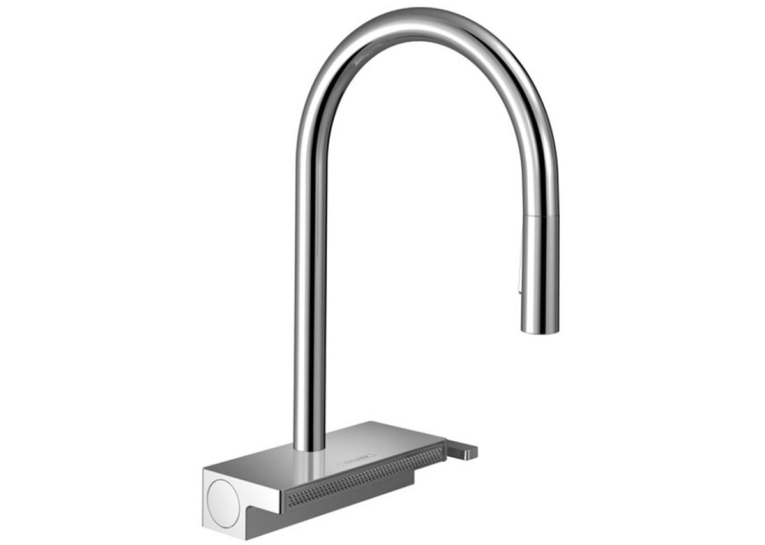 Смеситель для кухни Hansgrohe Aquno Select M81 с выдвижным душем, хром 73831000