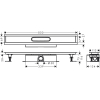 Монтажний комплект для каналів ø50 Hansgrohe uBox universal 800 мм 56024180