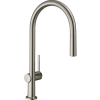 Змішувач Hansgrohe Talis M54 для кухонного миття з висувним душем Sbox Stainless Steel 72803800
