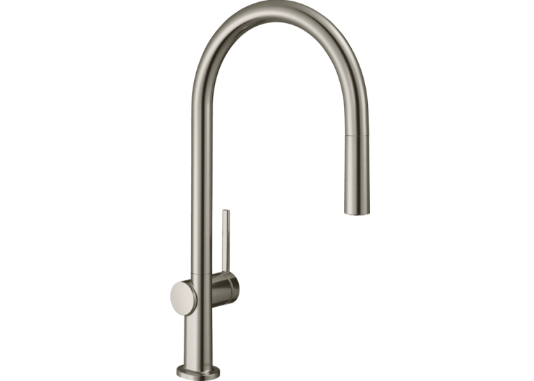 Змішувач Hansgrohe Talis M54 для кухонного миття з висувним душем Sbox Stainless Steel 72803800
