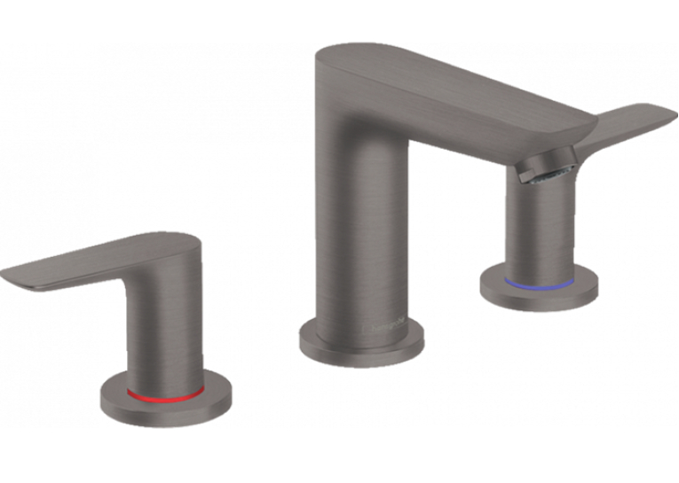 Змішувач для раковини на 3 отвори Hansgrohe Talis E Brushed Black 71733340