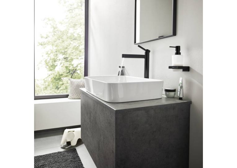 Змішувач Hansgrohe Finoris для раковини, чорний матовий 76070670