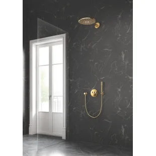 Верхний душ с кронштейном Grohe Rainshower 310 SmartActive 26475GL0 Золото