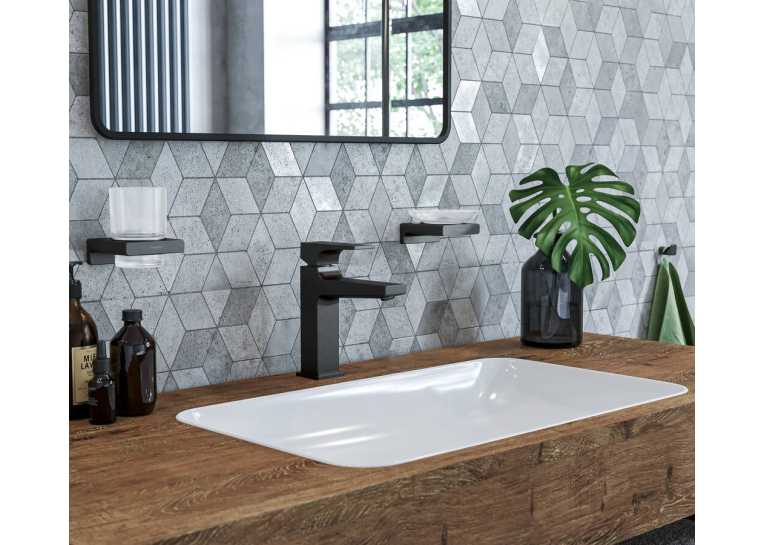 Склянка для зубних щіток Hansgrohe AddStoris 41749670U чорний матовий