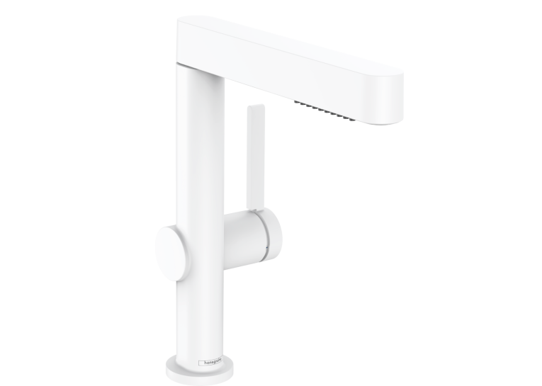 Смеситель Hansgrohe Finoris для раковины, белый матовый 76063700