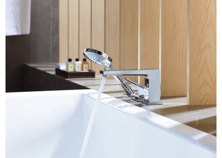Змішувач на борт ванни Hansgrohe Metropol Loop Secuflex хром 74550000