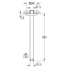 Потолочный душевой кронштейн GROHE Rainshower neutral 27484000