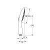 Ручной душ Grohe Power&Soul 27672A00 Графит
