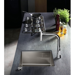 Кухонная мойка Hansgrohe S719-U400 под столешницу 450х450 Stainless Steel 43425800