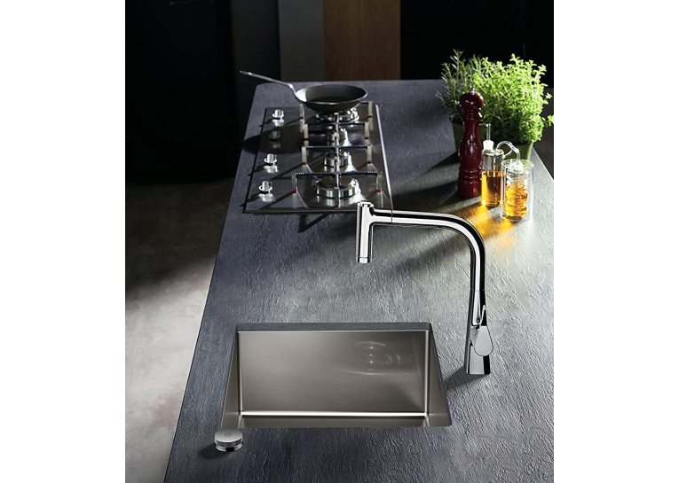 Кухонне миття Hansgrohe S719-U400 під стільницю 450х450 Stainless Steel 43425800