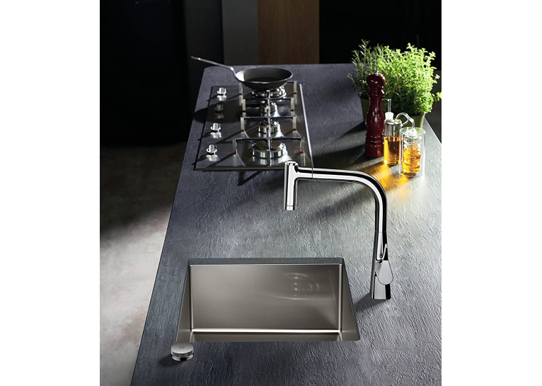 Кухонне миття Hansgrohe S719-U400 під стільницю 450х450 Stainless Steel 43425800