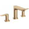 Змішувач для раковини на 3 отвори Hansgrohe Talis E Brushed Bronze 71733140