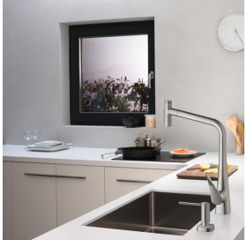 Дозатор кухонний Hansgrohe A71 для миючого засобу 500 ml Stainless Steel 40468800