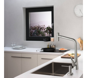 Дозатор кухонный Hansgrohe A71 для моющего средства 500 ml Stainless Steel 40468800
