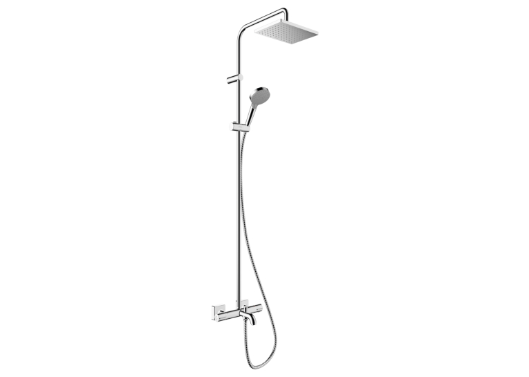 Душова система Hansgrohe Vernis Shape Showerpipe 230 1jet з термостатом для ванни 26284000 хром