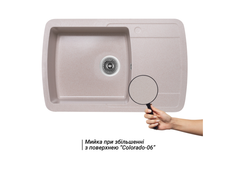 Кухонная мойка Lidz 770x490/200 COL-06 (LIDZCOL06770490200)