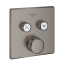 Термостат для монтажу на 2 виходи Grohe Grohtherm SmartControl 29124AL0 Графіт матовий