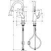 Смеситель для кухни Hansgrohe Focus M42 с выдвижным изливом Stainless Steel Finish 71801800