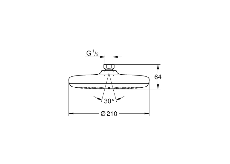 Верхний душ Grohe Tempesta 26408000