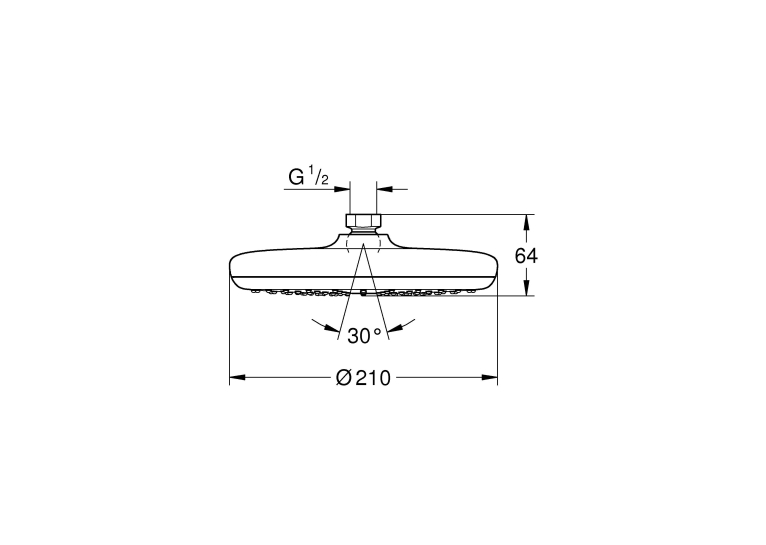 Верхній душ Grohe Tempesta 26408000