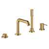 Смеситель для ванны на 4 отверстия GROHE Essence 19578GL1 Золото