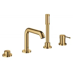 Смеситель для ванны на 4 отверстия GROHE Essence 19578GL1 Золото