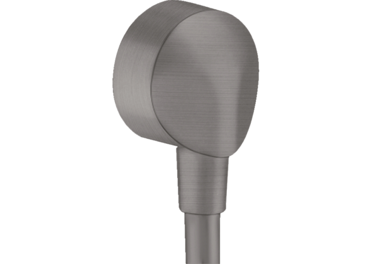 Шланговое подключение Hansgrohe FixFit E без обратного клапана Brushed Black 27454340