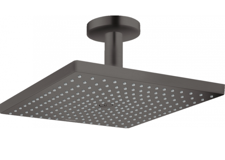Верхній душ Hansgrohe Raindance E 300 1jet із стельовим з'єднувачем Brushed Black 26250340