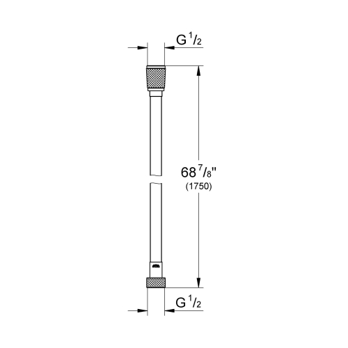 Душевой шланг GROHE Silverflex 28388DC0 Сталь