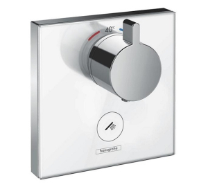 Термостат для душа Hansgrohe ShowerSelect Glass Highfow White 15735400