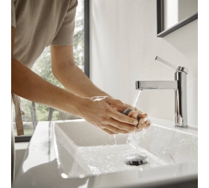 Смеситель Hansgrohe Finoris для раковины, белый матовый 76020700