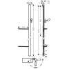 Душевая штанга Hansgrohe Unica E 150 см со шлангом для душа 160 см White/Сhrome 27645400
