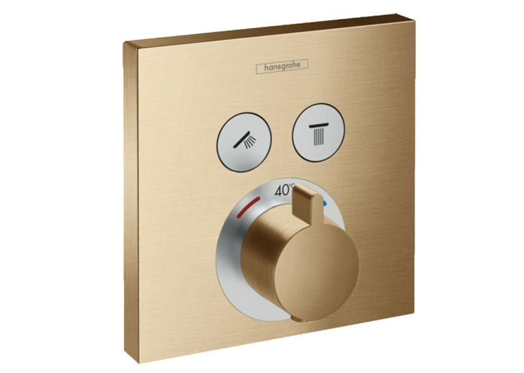 Термостат для душа Hansgrohe ShowerSelect Brushed Bronze 15763140