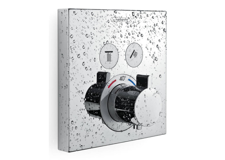 Термостат для душа Hansgrohe ShowerSelect Brushed Bronze 15763140