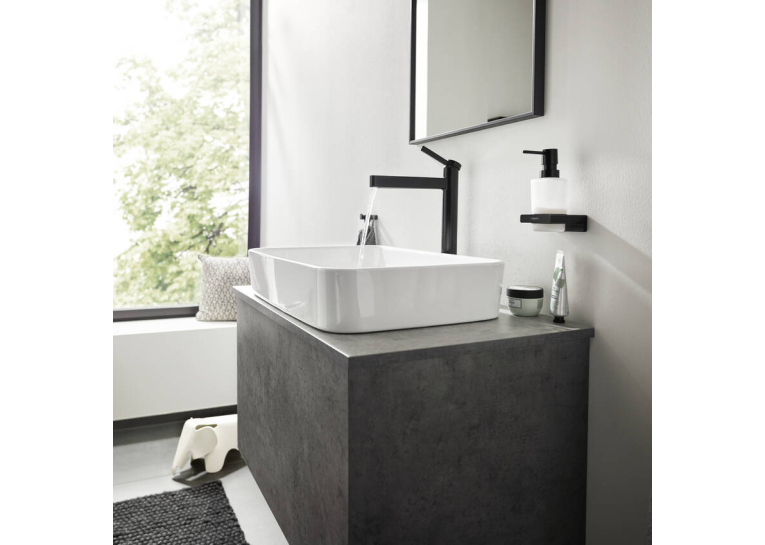 Дозатор для рідкого мила Hansgrohe AddStoris 41745670 чорний матовий (Пошкоджене пакування)