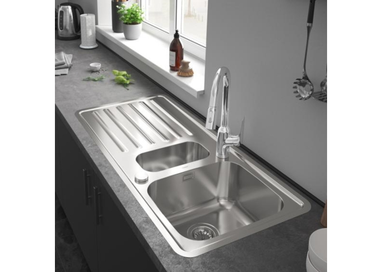 Кухонна мийка Hansgrohe S4113-F540 на стільницю 1075х505 із сифоном automatic 43339800