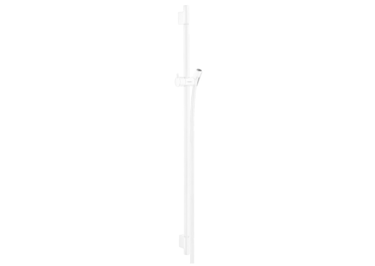 Душова штанга Hansgrohe Unica S Pura 90 см зі шлангом для душу 160 см Matt White 28631700