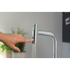 Змішувач для кухні Hansgrohe Metris Select 200 з висувним зливом Sbox 73818000
