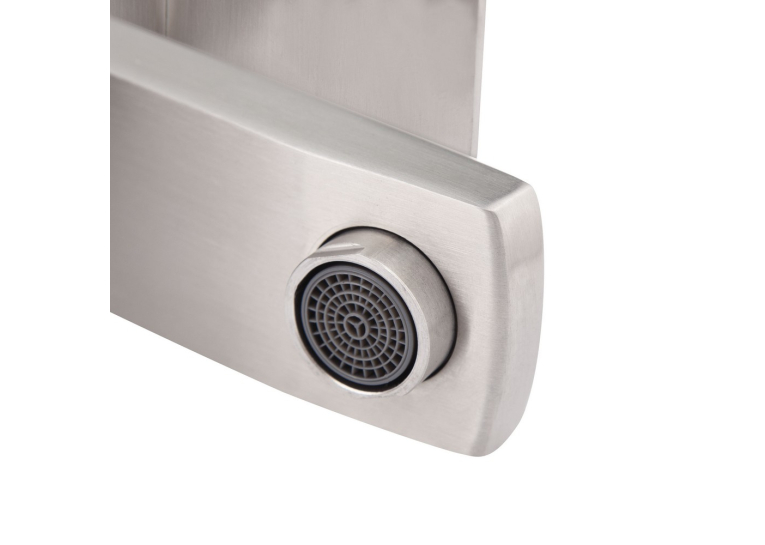 Смеситель для раковины Lidz Kubis 001F (k35) LDKUB001FNKS28534 Nickel