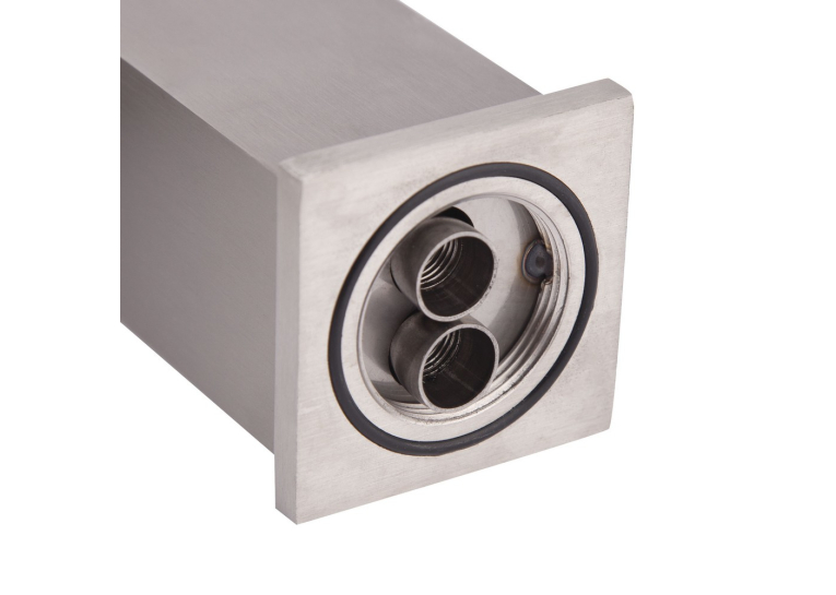 Смеситель для раковины Lidz Kubis 001F (k35) LDKUB001FNKS28534 Nickel