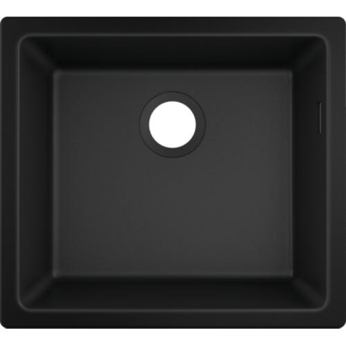 Кухонна мийка Hansgrohe S510-U450 під стільницю 500х450 Graphiteblack 43431170