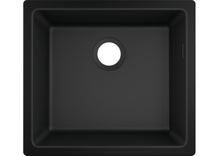 Кухонна мийка Hansgrohe S510-U450 під стільницю 500х450 Graphiteblack 43431170