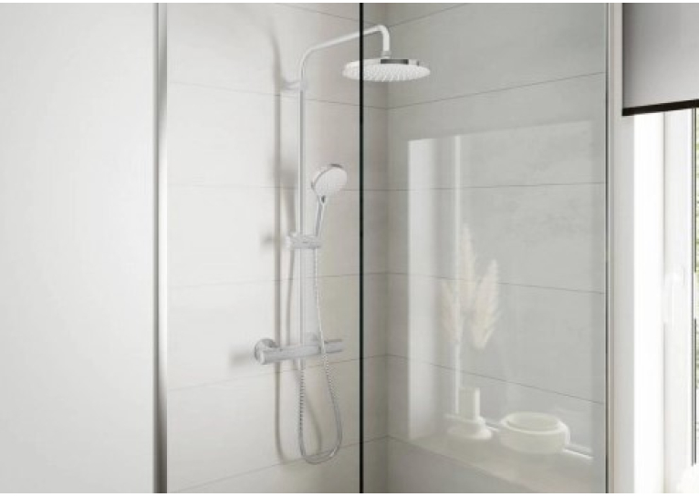 Душевая система Hansgrohe Vernis Blend Showerpipe 200 1jet с термостатом 26276000 хром